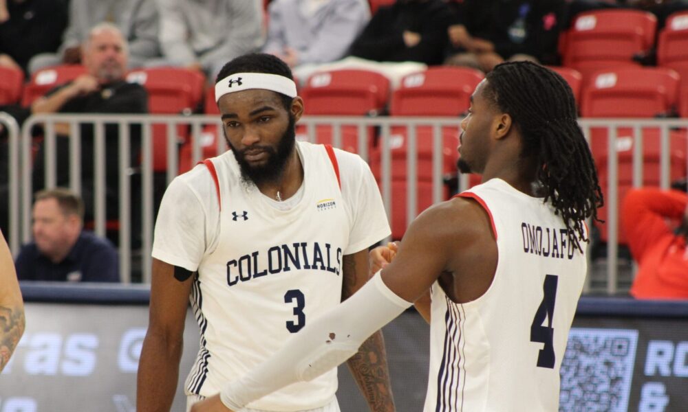 Robert Morris basketball Josh Omojafo and Amarion Dickerson