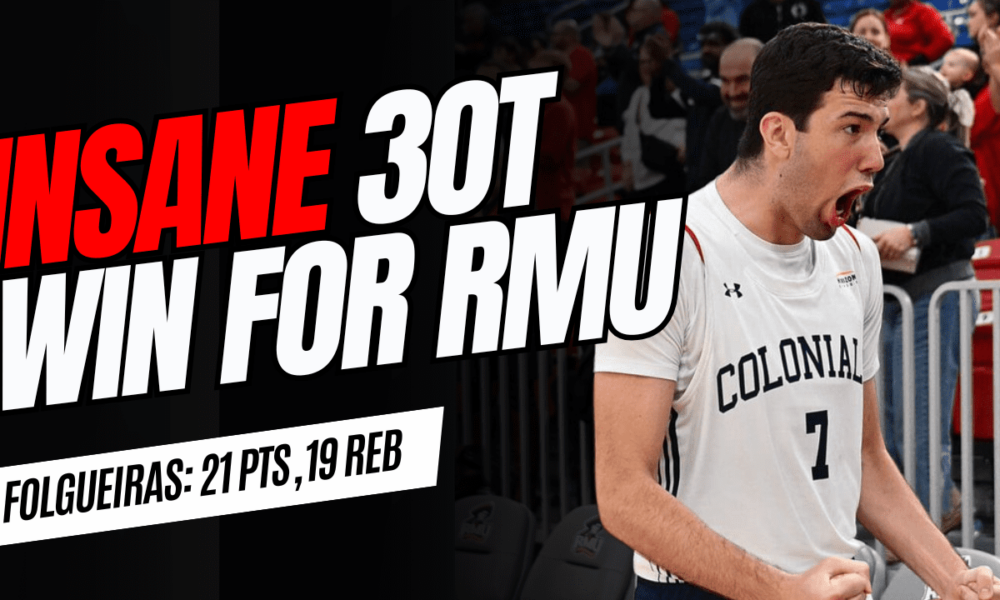 Robert Morris won a wild triple-overtime game on Sunday afternoon over Northern Kentucky, and I break it down here on The Hoops Report.