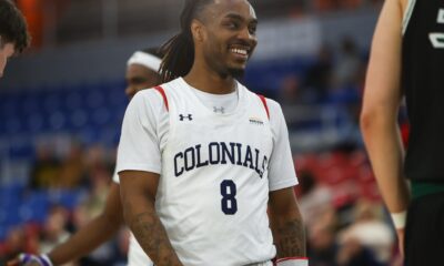 Robert Morris guard Kam Woods during a game against Green Bay on Feb. 21, 2025 -- RMU Athletics