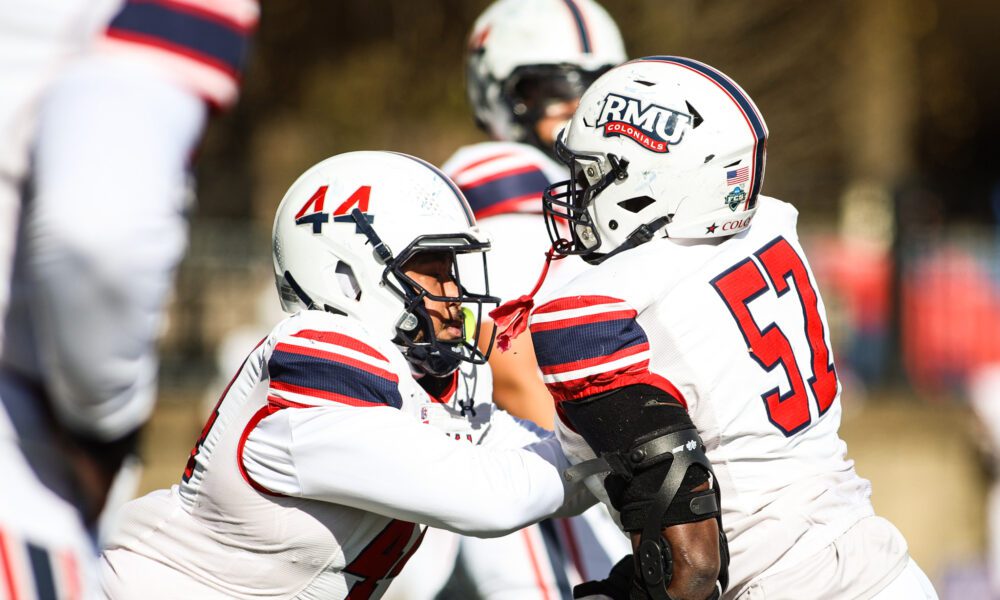 Robert Morris football practice -- RMU Athletics