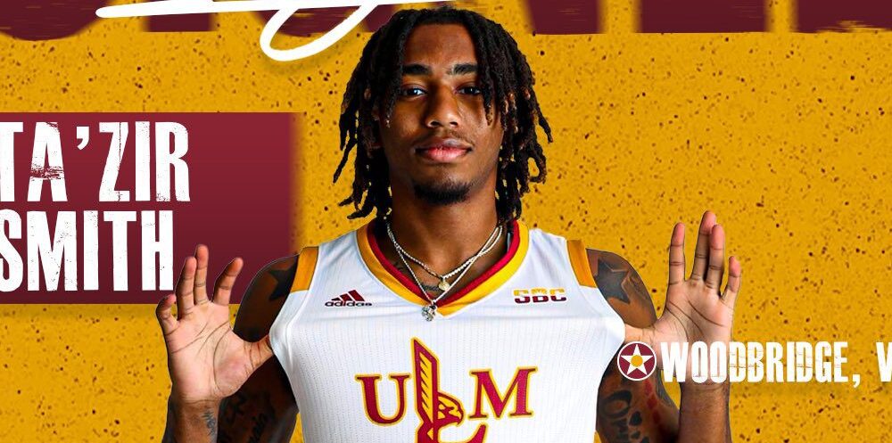 Robert Morris commit, former ULM guard Ta'Zir Smith -- ULM Athletics