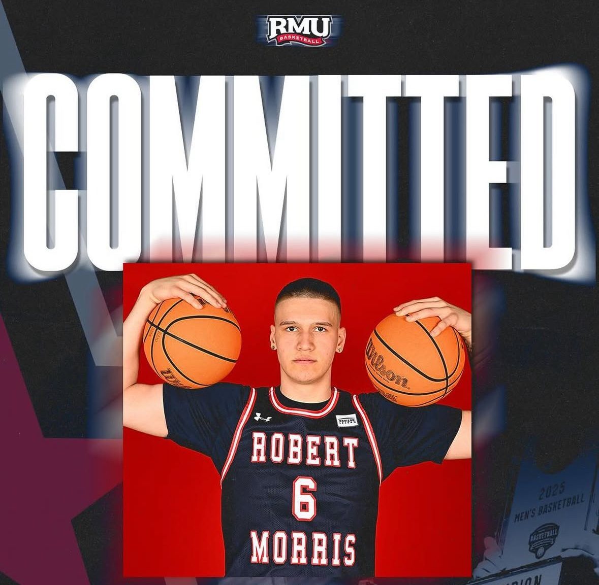 Robert Morris commit, North Carolina A&T transfer Nikos Chitikoudis -- RMU Athletics