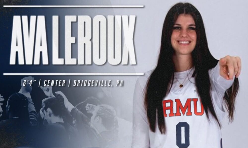 Robert Morris transfer addition Ava Leroux -- RMU Athletics