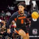 Mercer guard Jah Quinones in a game against South Carolina during the 2024-25 season -- Mercer Athletics