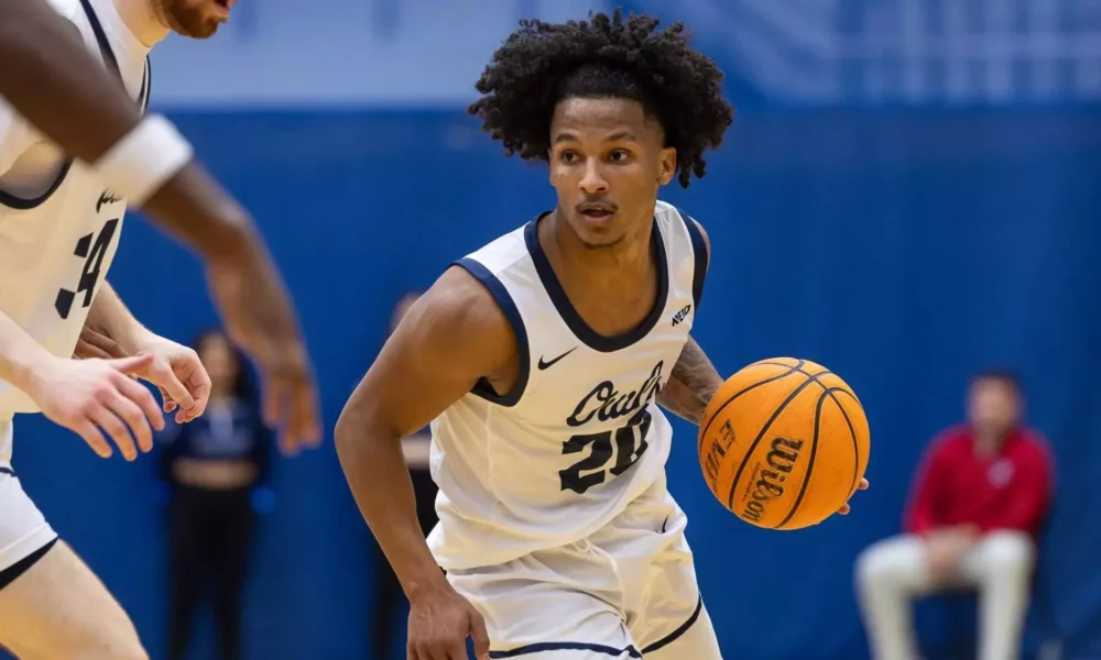 Southern Connecticut guard Albert Vargas during the 2024-25 season -- Southern Connecticut Athletics