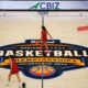 Robert Morris' Jada Lee and Noa Givon during the Horizon League semifinal matchup against Green Bay -- RMU Athletics