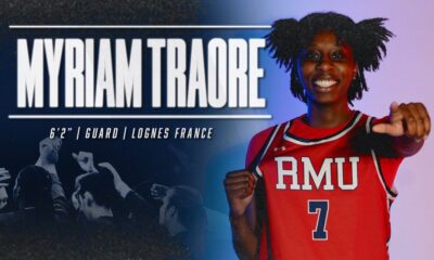 Robert Morris signee, Siena transfer guard Myriam Traore -- RMU Athletics
