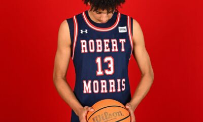 Robert Morris forward Samuel Obenjo -- RMU Athletics