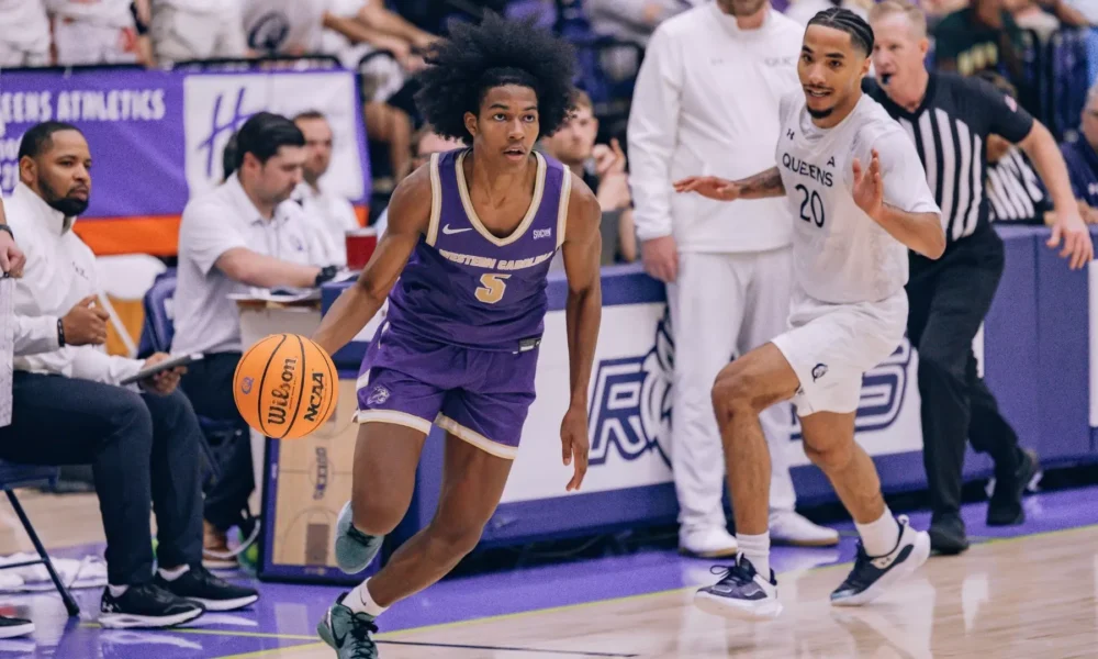 Western Carolina guard Brandon Morgan during the 2024-25 season -- WCU Athletics