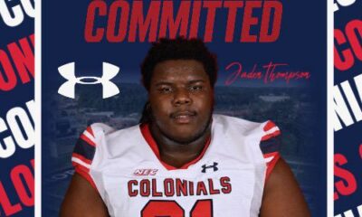 Former West Florida defensive tackle, Robert Morris commit Jaden Thompson -- Courtesy of Jaden Thompson