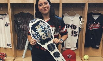 Former Purdue Fort Wayne catcher, recent Robert Morris commit Aglaia Rudd -- Courtesy of Rudd