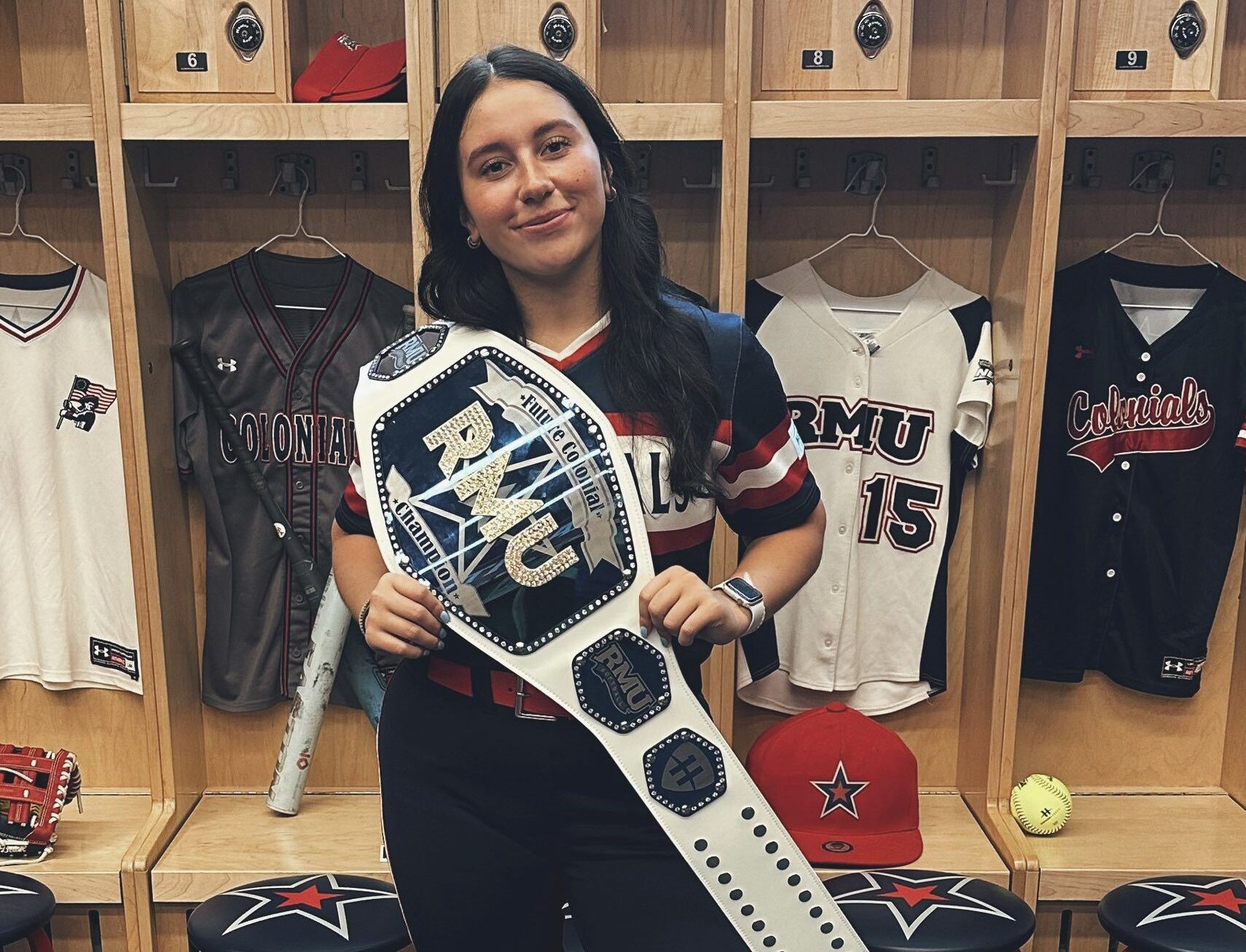 Former Purdue Fort Wayne catcher, recent Robert Morris commit Aglaia Rudd -- Courtesy of Rudd