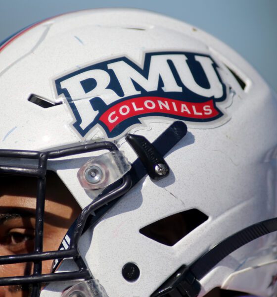 Robert Morris football helmet -- RMU Athletics
