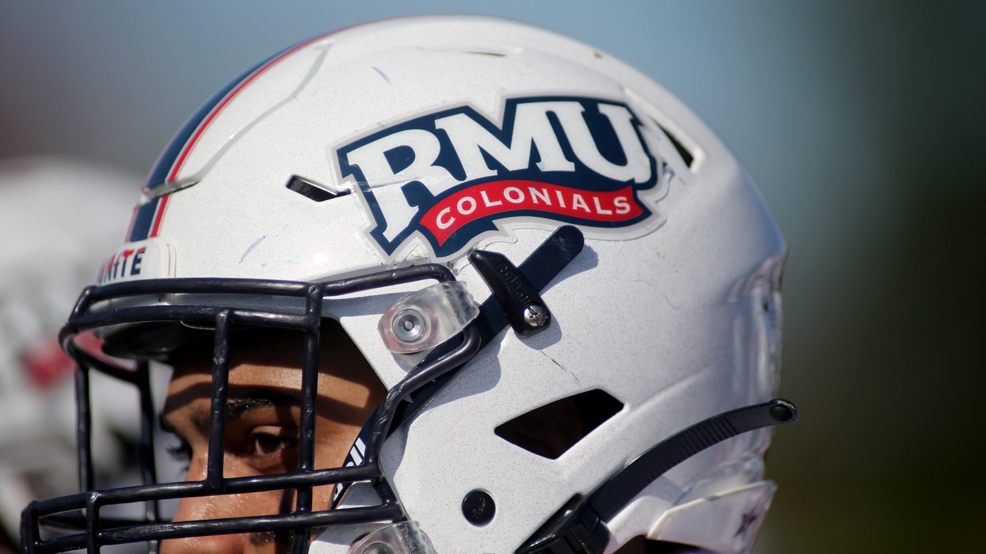 Robert Morris football helmet -- RMU Athletics