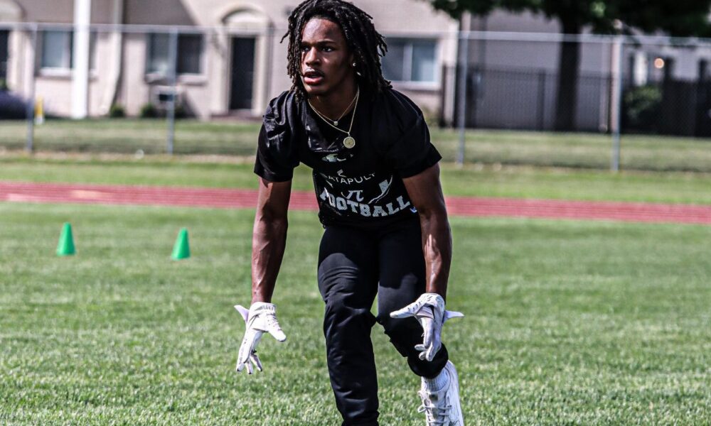Columbus Africentric Early College star, Robert Morris target Caleb Anthony -- Courtesy of Anthony's X account