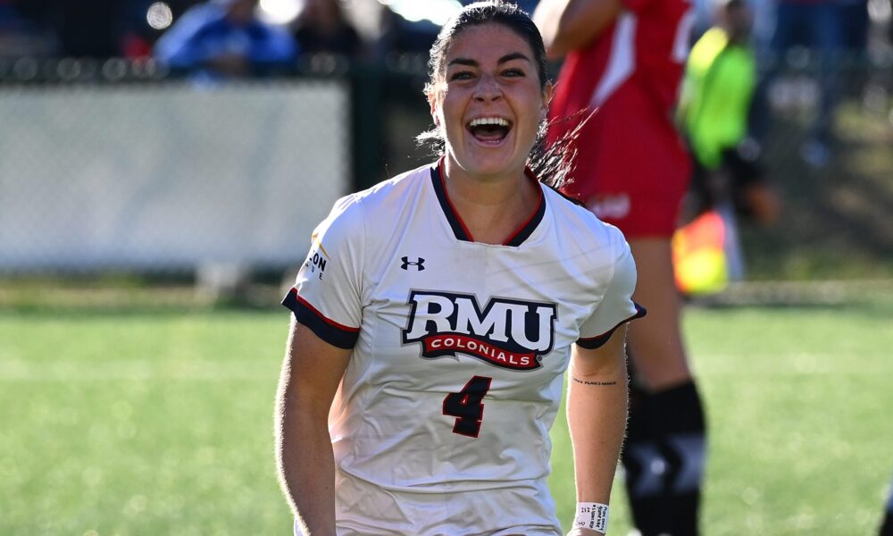 Robert Morris women's soccer defender Jillian Marvin -- RMU Athletics