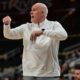 Former St. Bonaventure and Robert Morris head coach Mark Schmidt during the A-10 Tournament at the PPG Paints Arena -- Ed Thompson // Pittsburgh Sports Now
