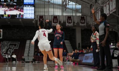 Robert Morris signee Mackenzie Blackford during the 2025-26 season with Duquesne — Photo courtesy of Blackford’s Instagram