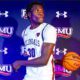 Robert Morris commit Bolaji Oderinlo during a visit to the Colonials’ program — Photo Courtesy of Oderinlo’s Instagram