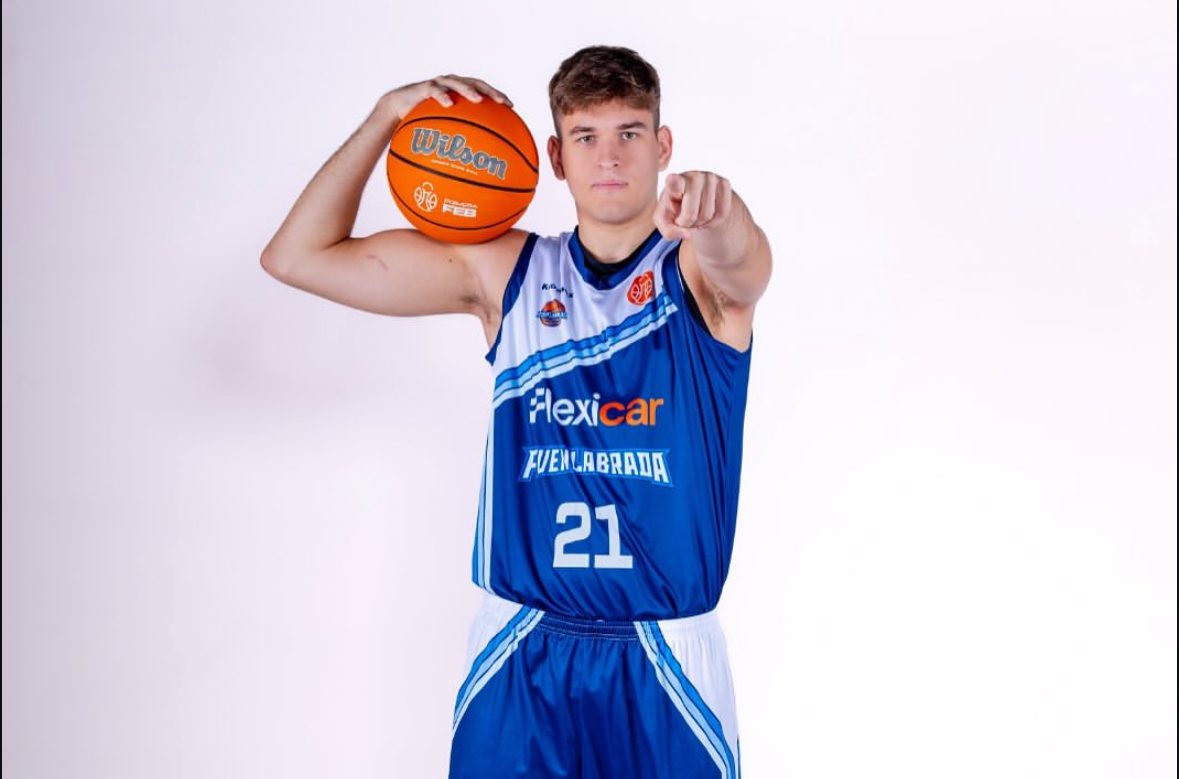 Robert Morris commit Daniil Stolbetskiy during his time with Flexicar Fuenlabrada -- Photo Courtesy of Stolbetskiy's Instagram