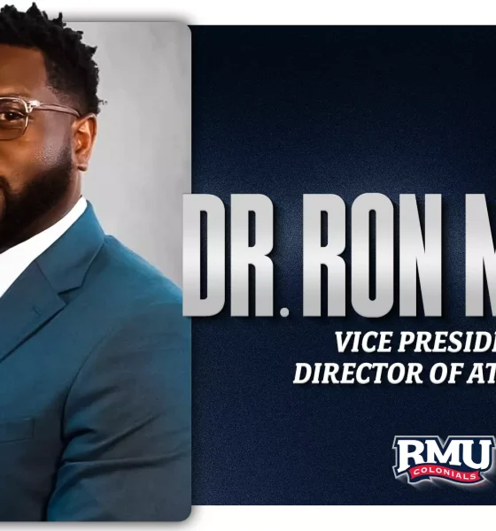 Robert Morris hired Dr. Ron Moses as Vice President and Director of Athletics on July 24, 2026 -- Photo Courtesy of Robert Morris Athletics